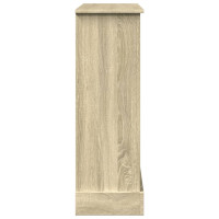 Produktbild för Spiselkrans sonoma-ek 90x30x90 cm konstruerat trä