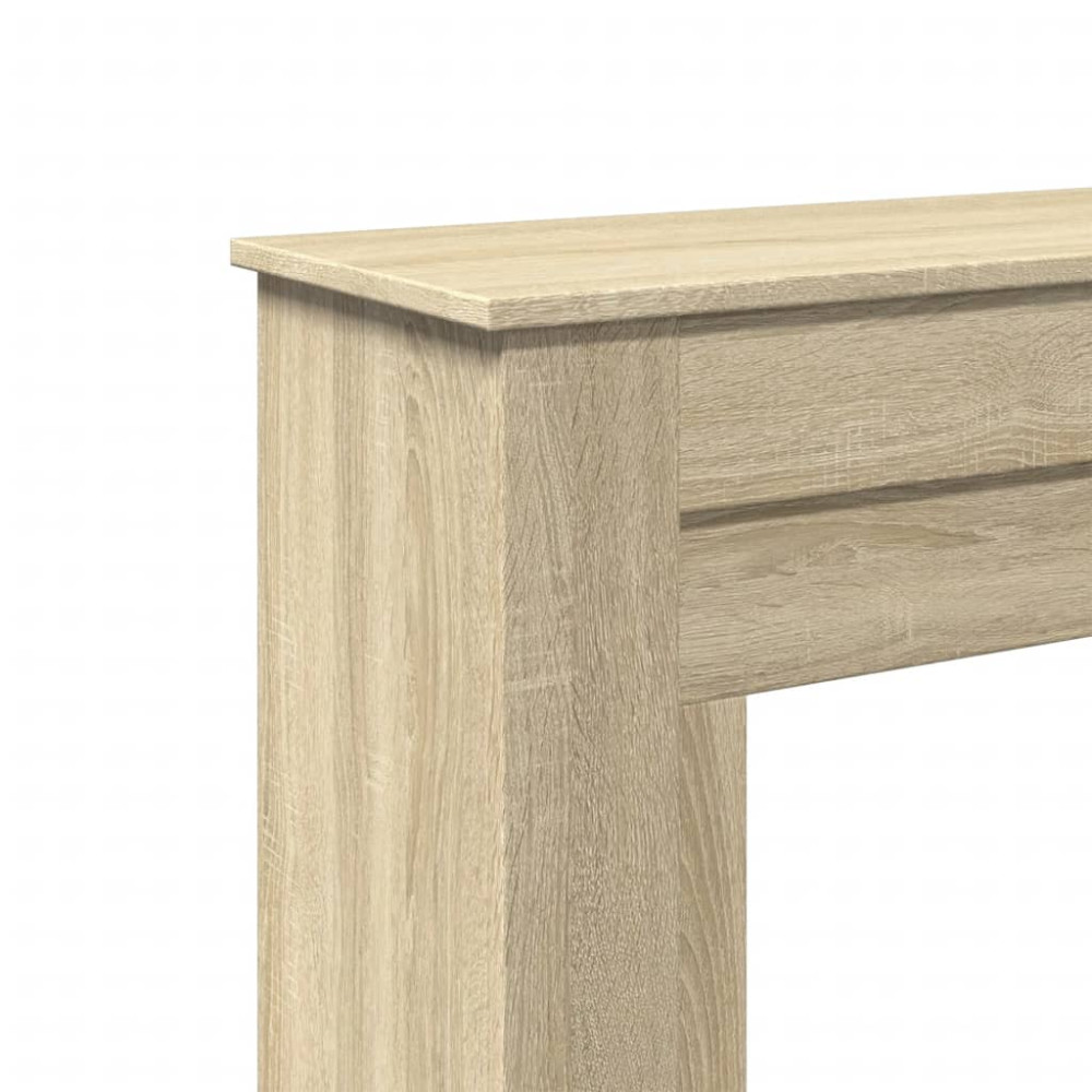 Produktbild för Spiselkrans sonoma-ek 90x30x90 cm konstruerat trä