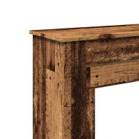 Produktbild för Spiselkrans åldrat trä 90x30x90 cm konstruerat trä