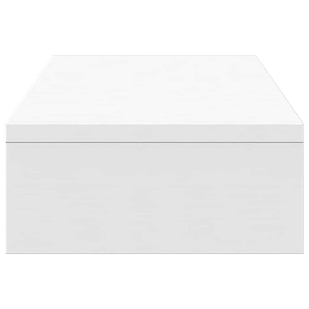 Produktbild för Skärmställ justerbart 60x24x10,5 cm konstruerat trä vit