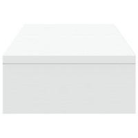 Produktbild för Skärmställ justerbart 60x24x10,5 cm konstruerat trä vit