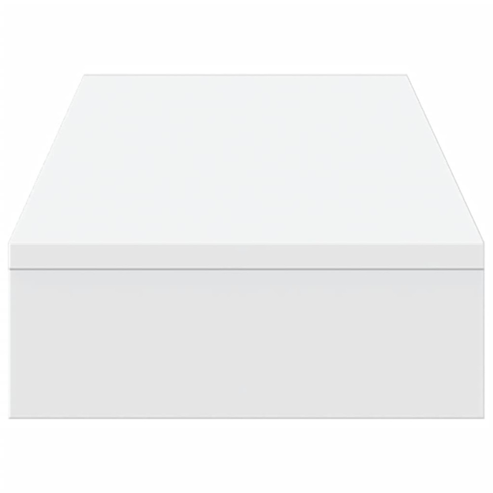 Produktbild för Skärmställ vit 100x27x10 cm konstruerat trä
