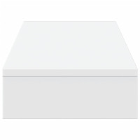 Produktbild för Skärmställ vit 100x27x10 cm konstruerat trä