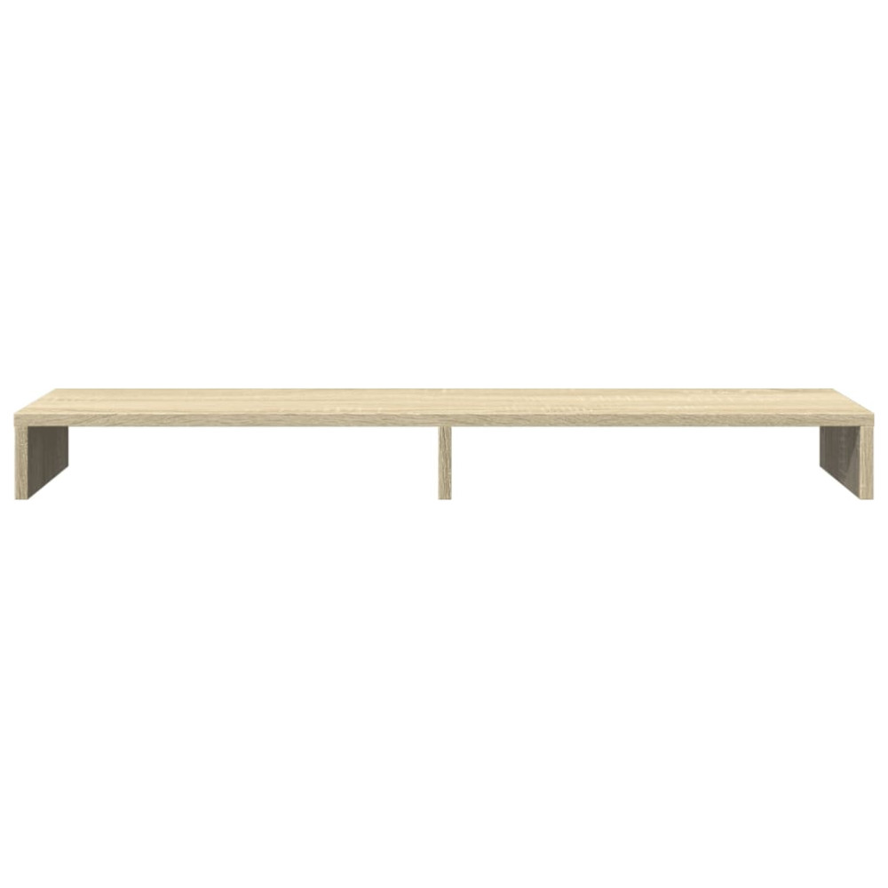 Produktbild för Skärmställ sonoma-ek 100x27x10 cm konstruerat trä