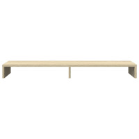 Produktbild för Skärmställ sonoma-ek 100x27x10 cm konstruerat trä