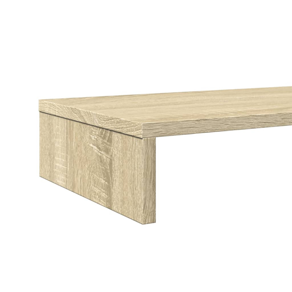 Produktbild för Skärmställ sonoma-ek 100x27x10 cm konstruerat trä