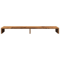 Produktbild för Skärmställ åldrat trä 100x27x10 cm konstruerat trä