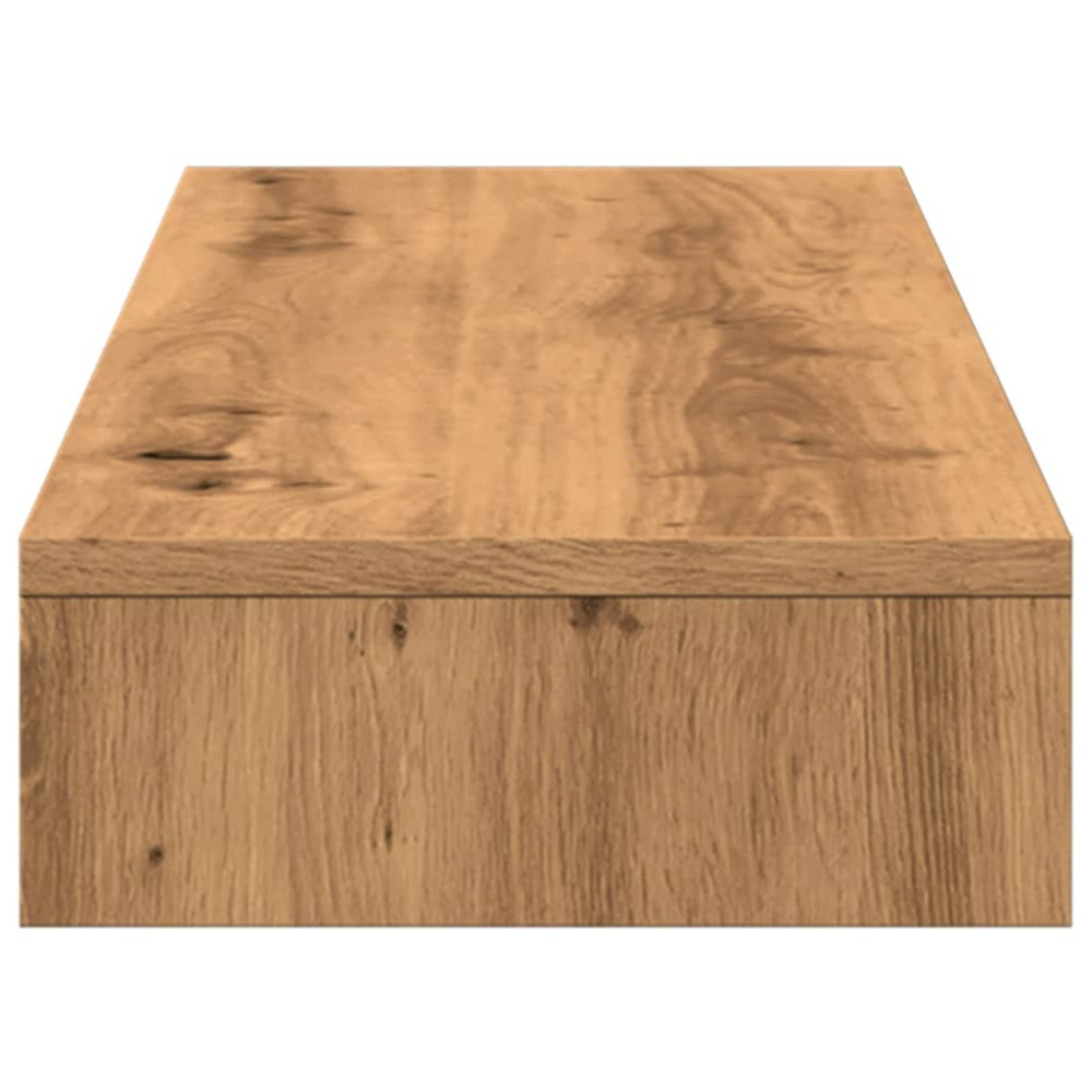 Produktbild för Skärmställ ek 100x27x10 cm konstruerat trä
