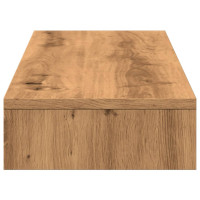 Produktbild för Skärmställ ek 100x27x10 cm konstruerat trä