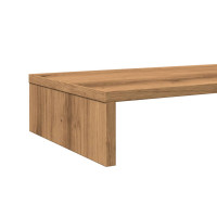 Produktbild för Skärmställ ek 100x27x10 cm konstruerat trä