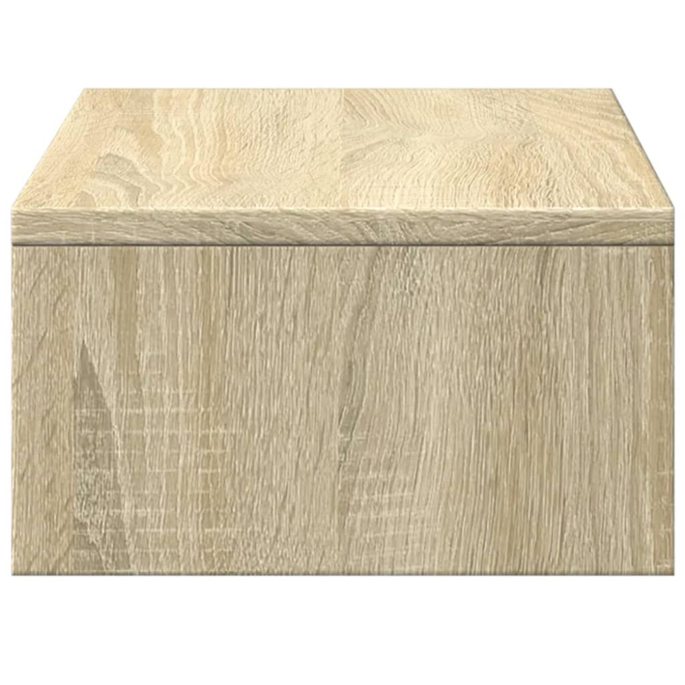 Produktbild för Skärmställ med lådor sonoma-ek 50x27x15 cm konstruerat trä