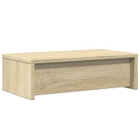 Produktbild för Skärmställ med lådor sonoma-ek 50x27x15 cm konstruerat trä