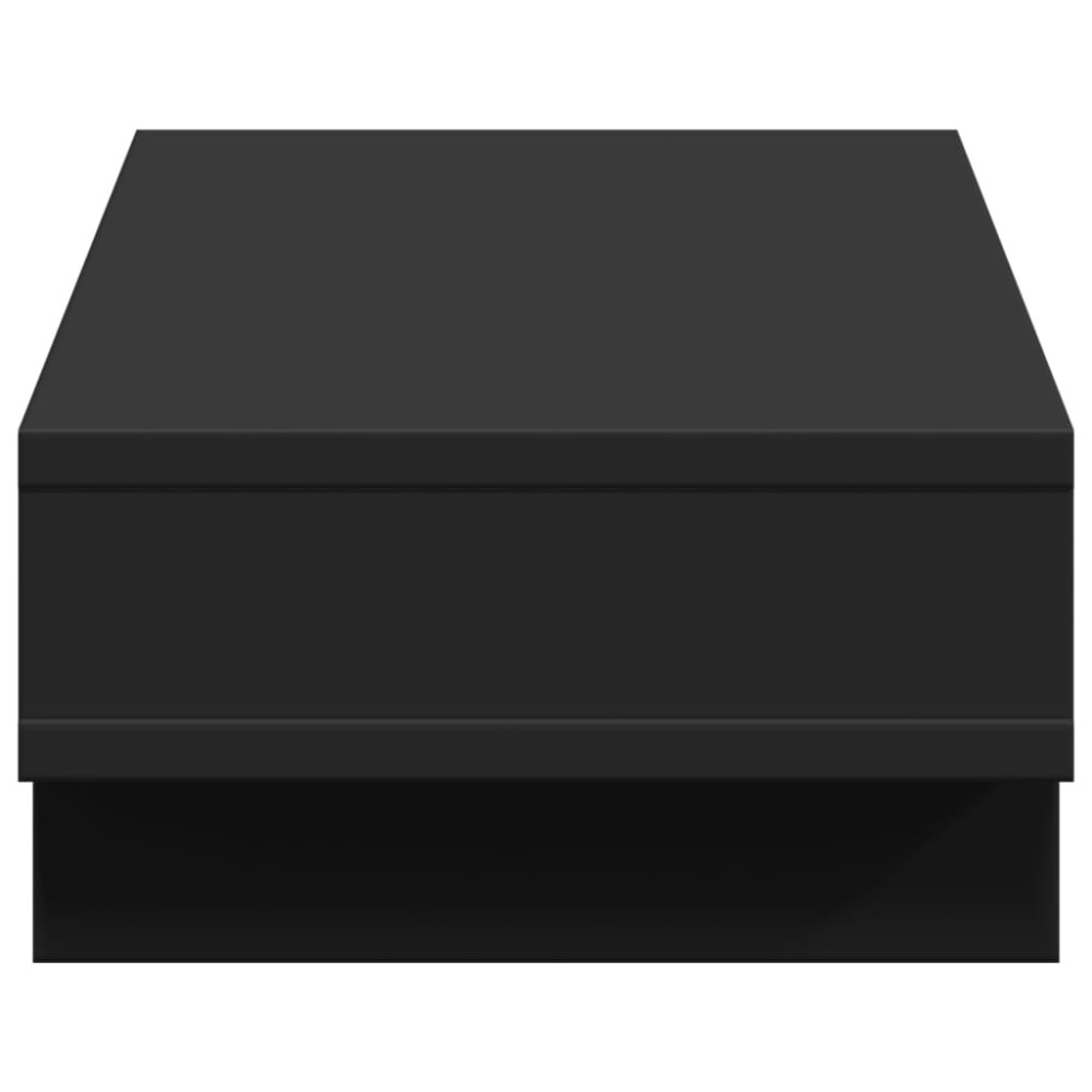 Produktbild för Skärmställ svart 50x27x15 cm konstruerat trä