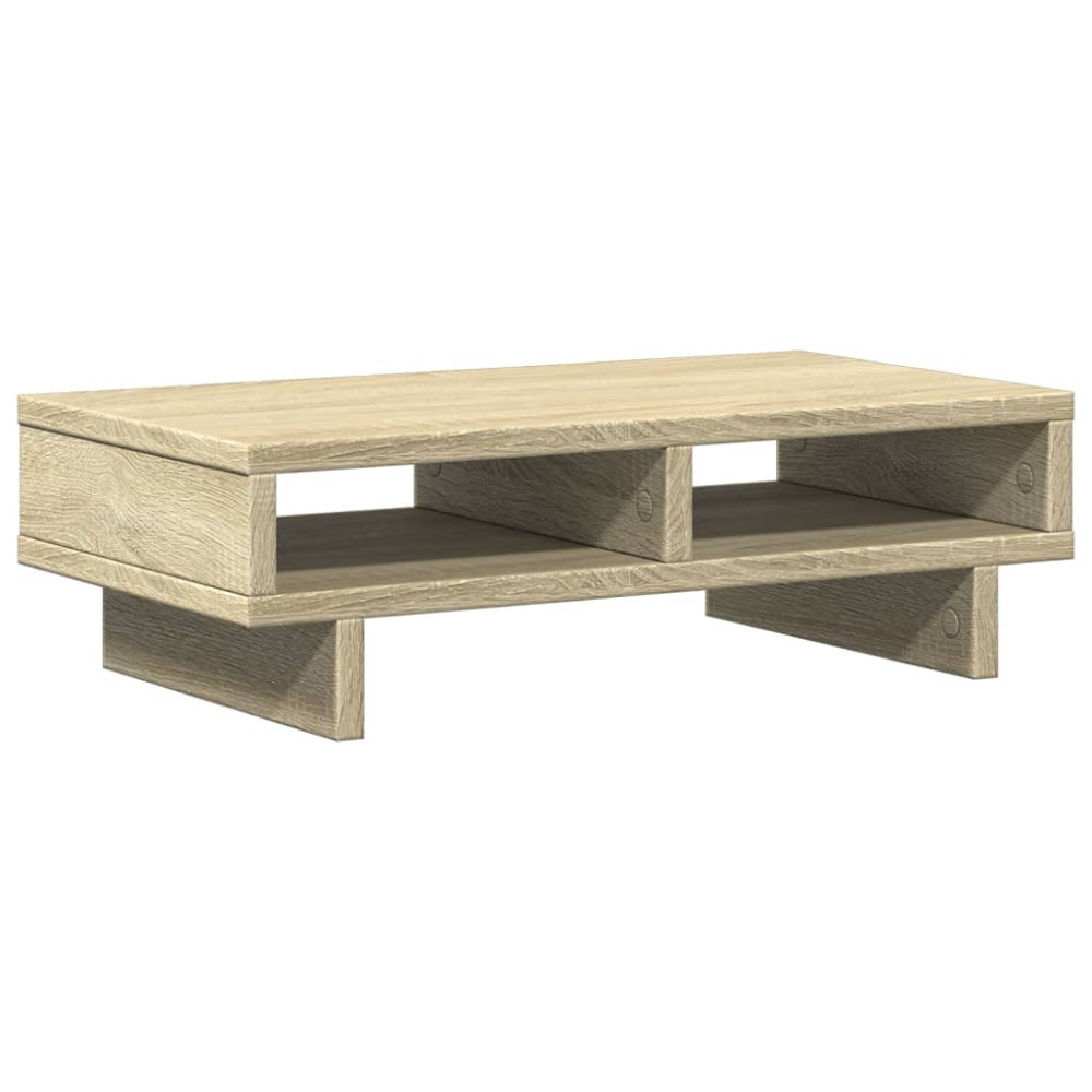 Produktbild för Skärmställ sonoma-ek 50x27x15 cm konstruerat trä