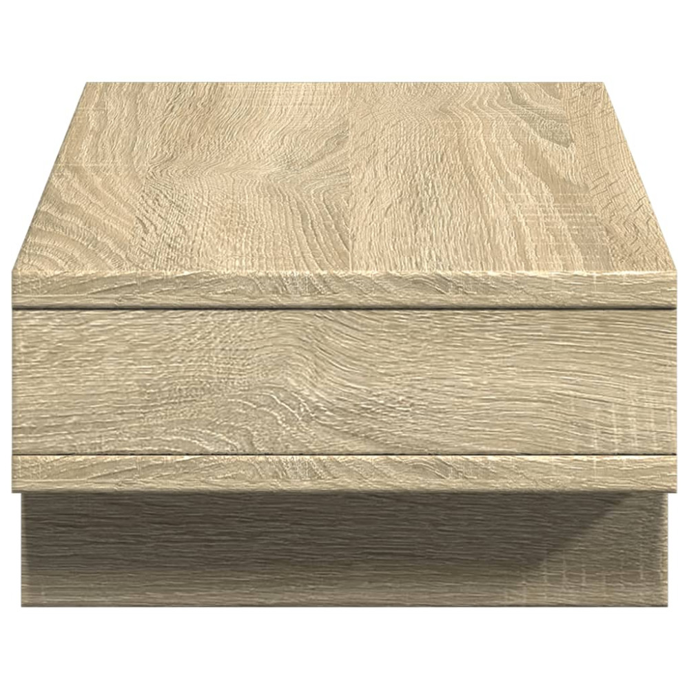 Produktbild för Skärmställ sonoma-ek 50x27x15 cm konstruerat trä