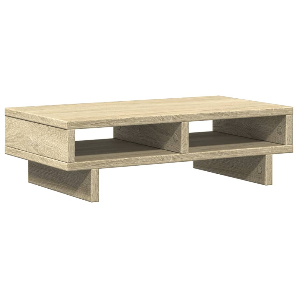 Produktbild för Skärmställ sonoma-ek 50x27x15 cm konstruerat trä