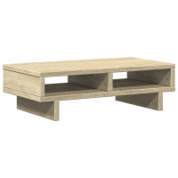 Produktbild för Skärmställ sonoma-ek 50x27x15 cm konstruerat trä