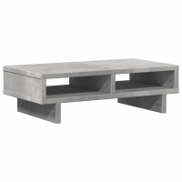 Produktbild för Skärmställ betonggrå 50x27x15 cm konstruerat trä