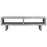 Produktbild för Skärmställ betonggrå 50x27x15 cm konstruerat trä