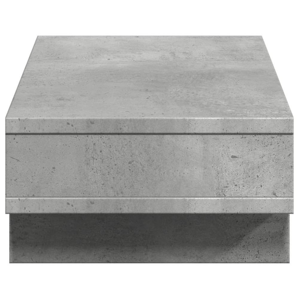 Produktbild för Skärmställ betonggrå 50x27x15 cm konstruerat trä