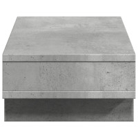 Produktbild för Skärmställ betonggrå 50x27x15 cm konstruerat trä