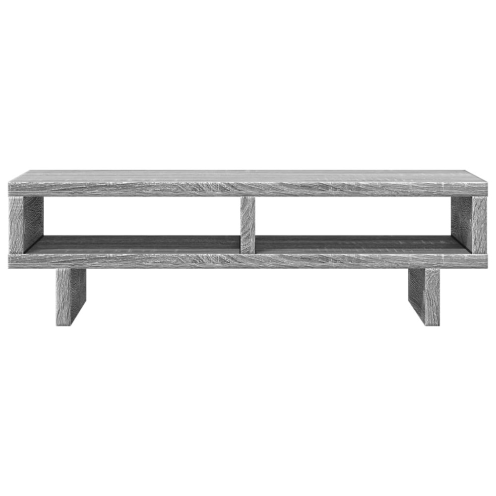 Produktbild för Skärmställ grå sonoma 50x27x15 cm konstruerat trä