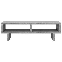 Produktbild för Skärmställ grå sonoma 50x27x15 cm konstruerat trä