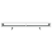Produktbild för Skärmställ vit 100x27x15 cm konstruerat trä