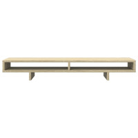 Produktbild för Skärmställ sonoma-ek 100x27x15 cm konstruerat trä