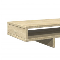 Produktbild för Skärmställ sonoma-ek 100x27x15 cm konstruerat trä