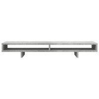 Produktbild för Skärmställ betonggrå 100x27x15 cm konstruerat trä