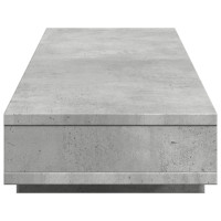 Produktbild för Skärmställ betonggrå 100x27x15 cm konstruerat trä