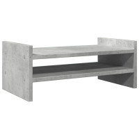 Produktbild för Skärmställ betonggrå 50x27x20 cm konstruerat trä