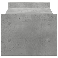 Produktbild för Skärmställ betonggrå 50x27x20 cm konstruerat trä