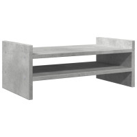 Produktbild för Skärmställ betonggrå 50x27x20 cm konstruerat trä