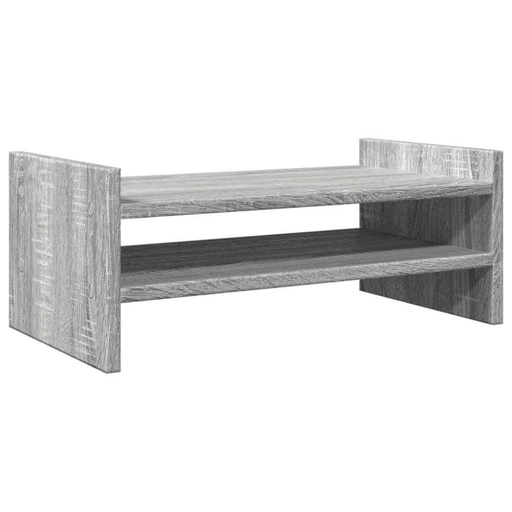 Produktbild för Skärmställ grå sonoma 50x27x20 cm konstruerat trä
