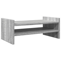 Produktbild för Skärmställ grå sonoma 50x27x20 cm konstruerat trä