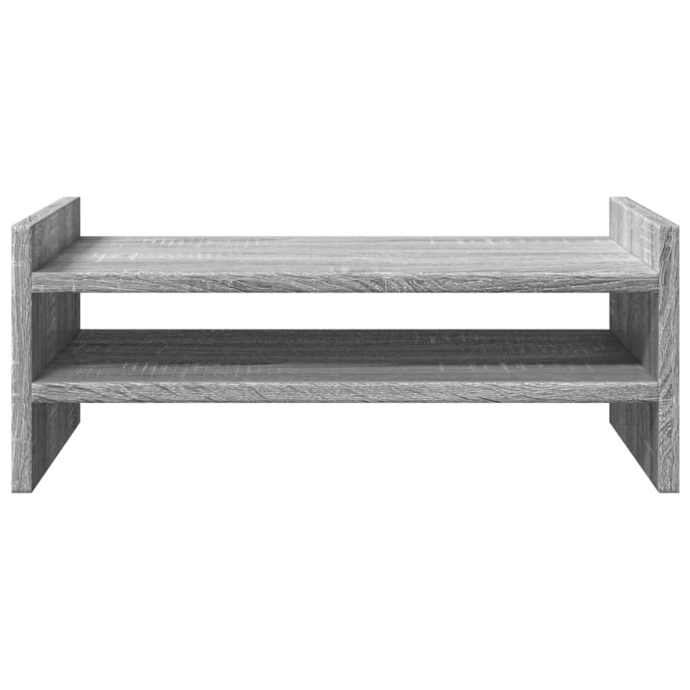 Produktbild för Skärmställ grå sonoma 50x27x20 cm konstruerat trä