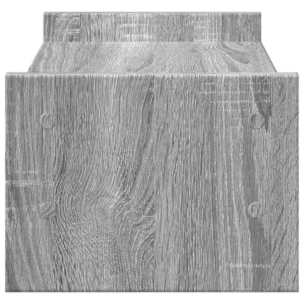 Produktbild för Skärmställ grå sonoma 50x27x20 cm konstruerat trä