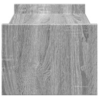 Produktbild för Skärmställ grå sonoma 50x27x20 cm konstruerat trä