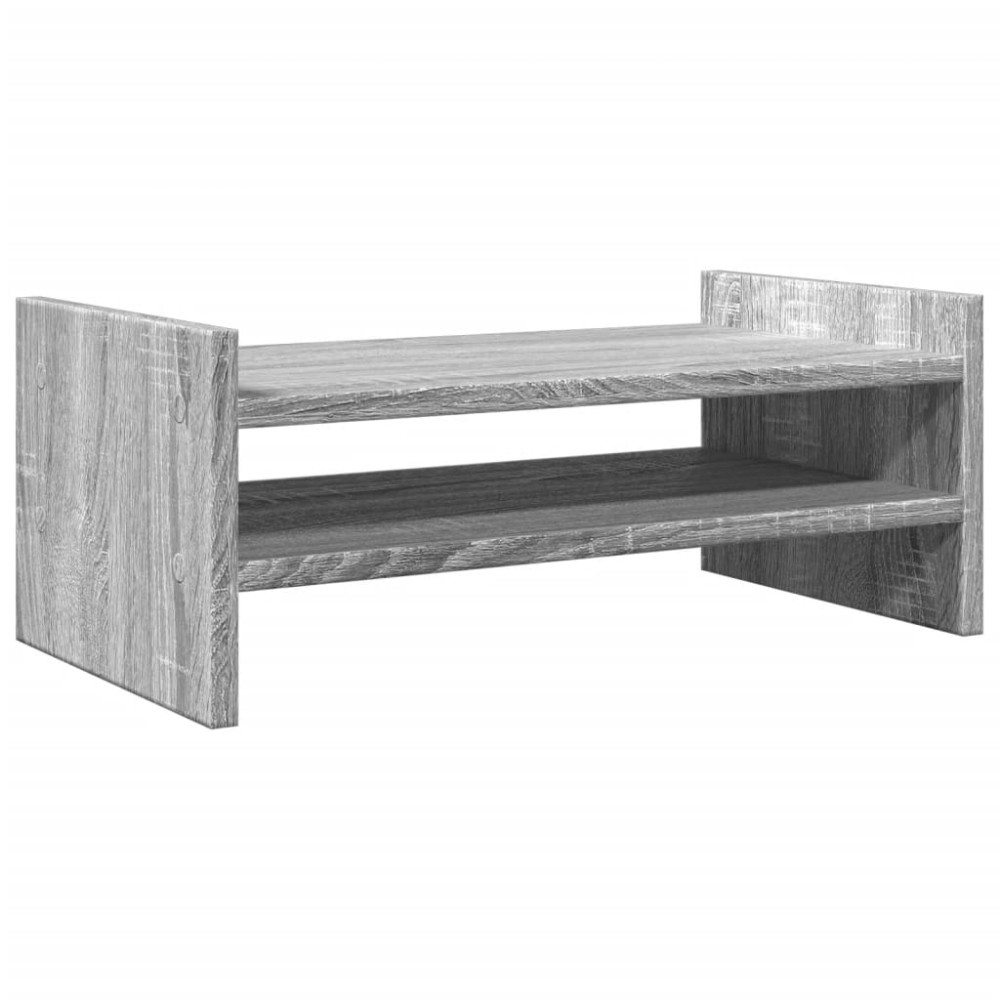 Produktbild för Skärmställ grå sonoma 50x27x20 cm konstruerat trä