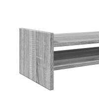 Produktbild för Skärmställ grå sonoma 50x27x20 cm konstruerat trä
