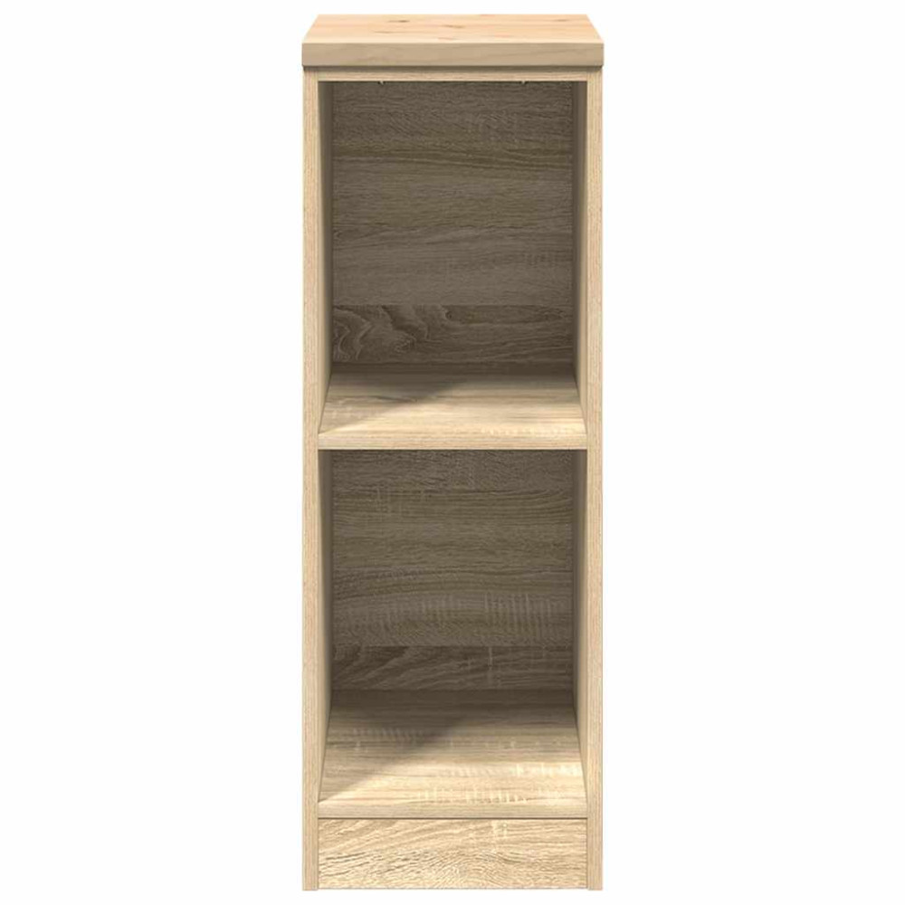 Produktbild för Garageskåp Sonoma ek 30x51x85 cm massiv trä furu