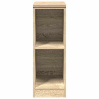 Produktbild för Garageskåp Sonoma ek 30x51x85 cm massiv trä furu