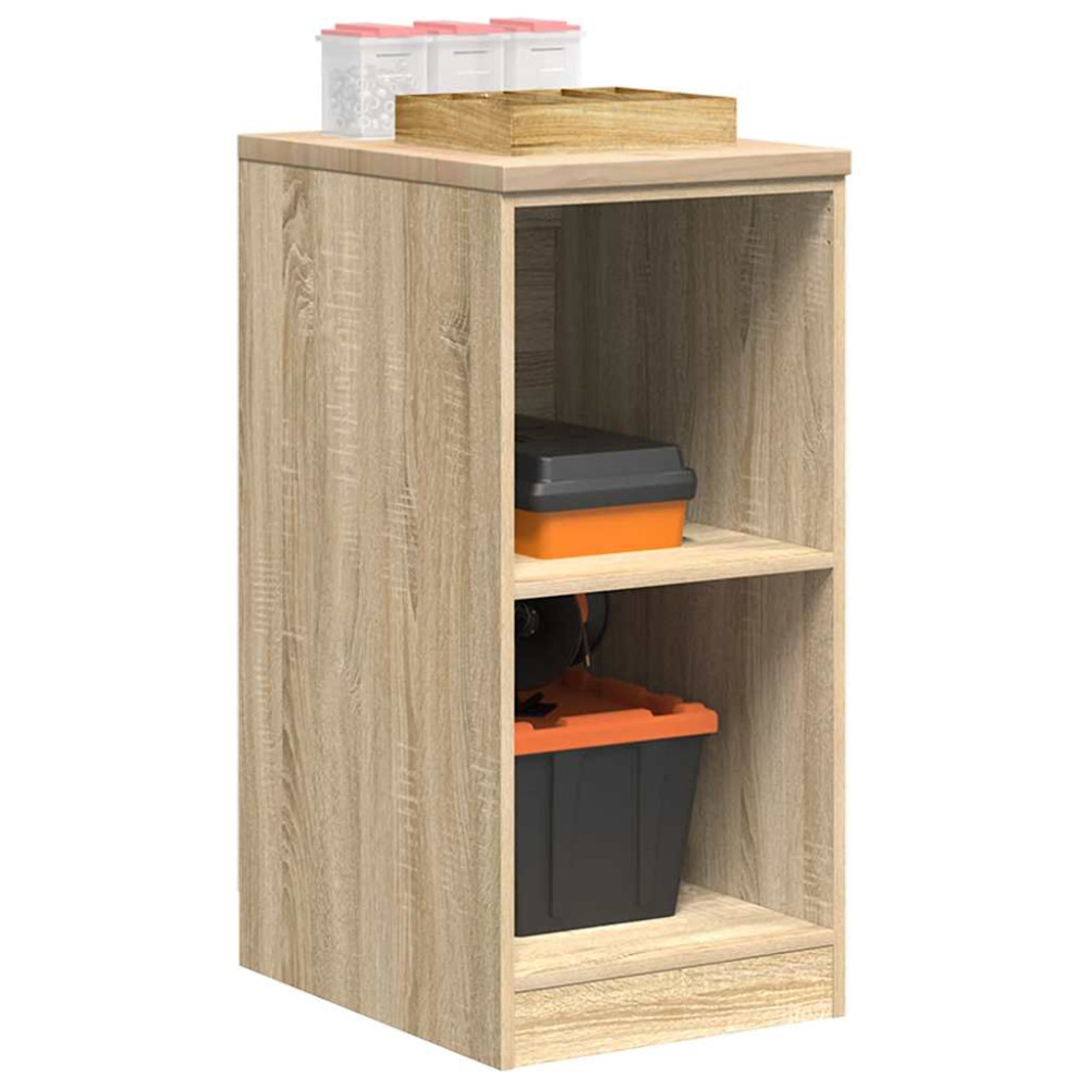 Produktbild för Garageskåp Sonoma ek 40x51x85 cm massiv trä furu