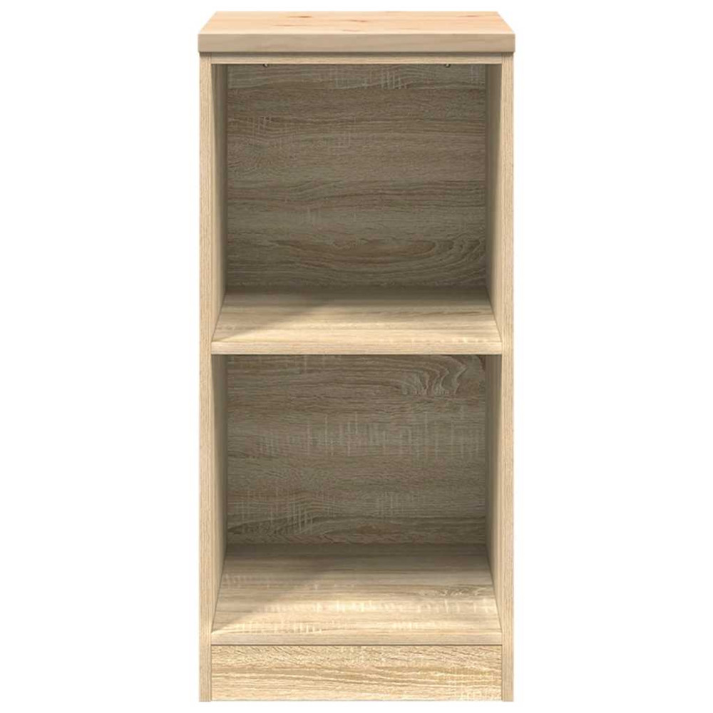 Produktbild för Garageskåp Sonoma ek 40x51x85 cm massiv trä furu