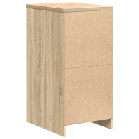 Produktbild för Garageskåp Sonoma ek 40x51x85 cm massiv trä furu