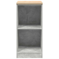Produktbild för Förvaringsskåp för garage Betonggrå 40x51x85cm massivt trä furu