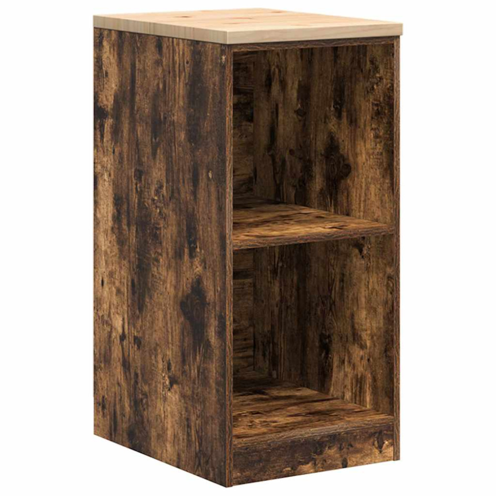 Produktbild för Garageskåp Sonoma ek 40x51x85 cm massiv trä furu