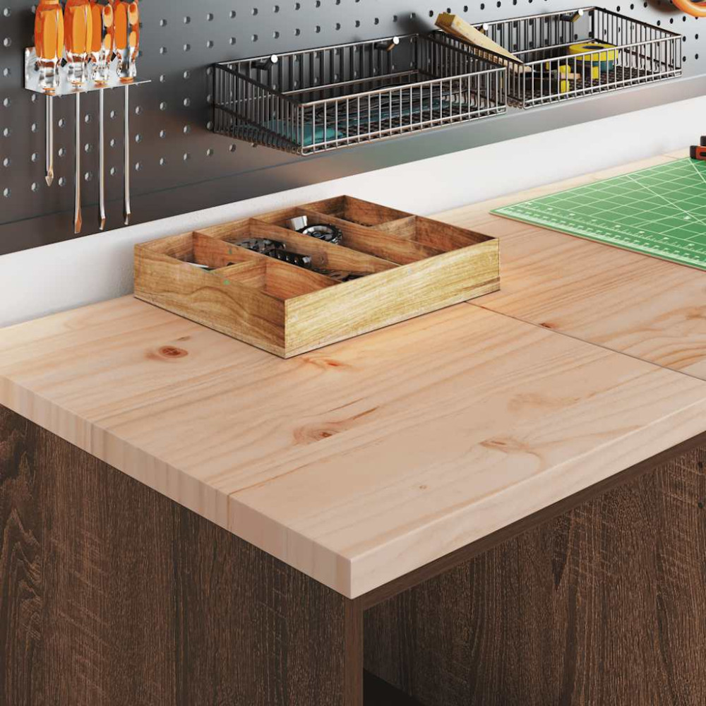 Produktbild för Förvaringsskåp för garage brun ek 40x51x85 cm massivt trä furu